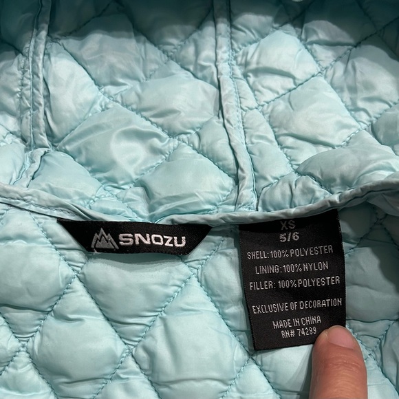 Girl’s Snozu Puffer Jacket‎ size 5 / 6 - Picture 4 of 5